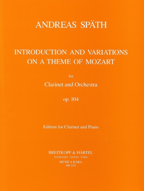 Introduction and Variations on a Theme by Mozart, Op.104 (Piano reduction)