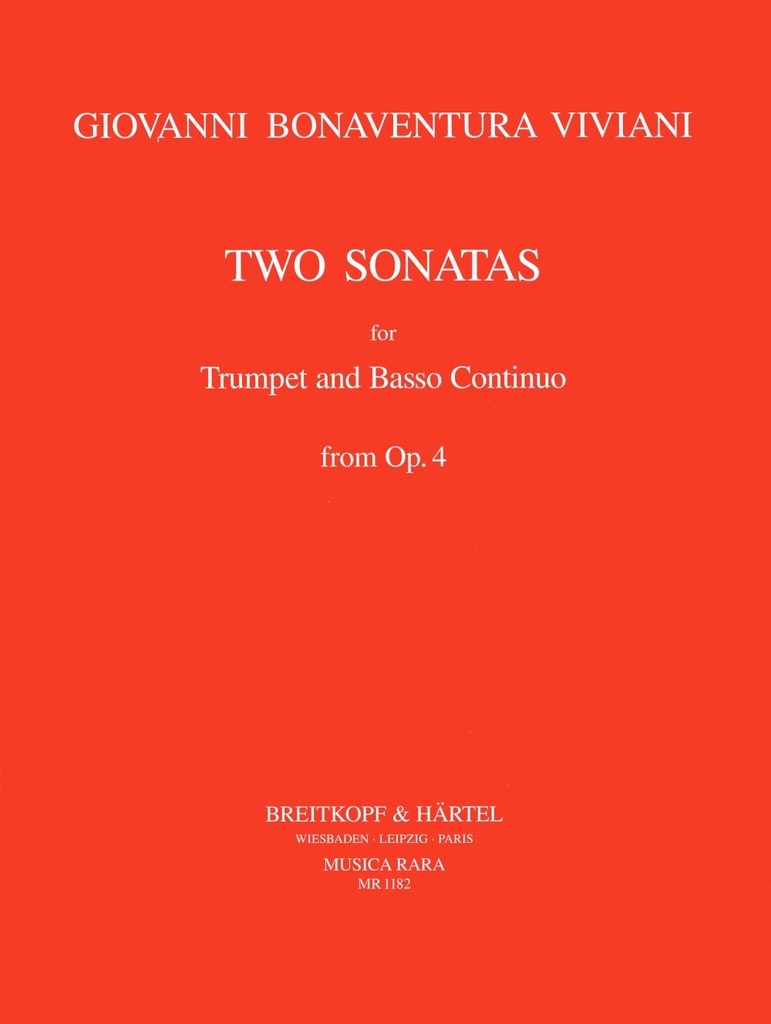 2 Sonatas from, Op.4 (Score and parts)