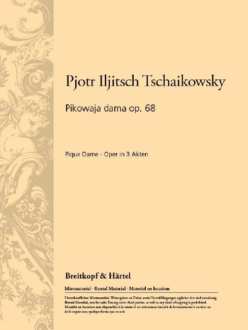 The Midnight Hour is Here ( from Pikovaya dama, Op.68 - Vocal score)