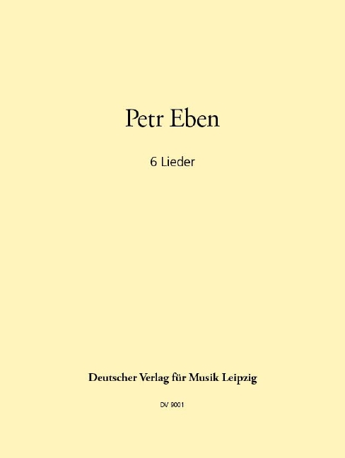 6 Lieder (Medium voice)