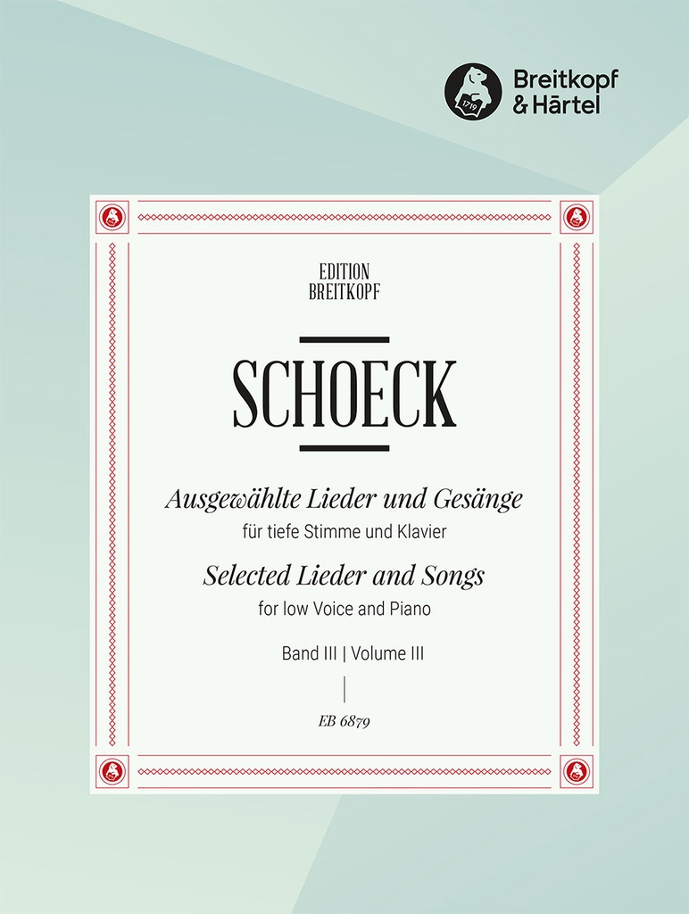 Selected Lieder and Songs - Vol.3