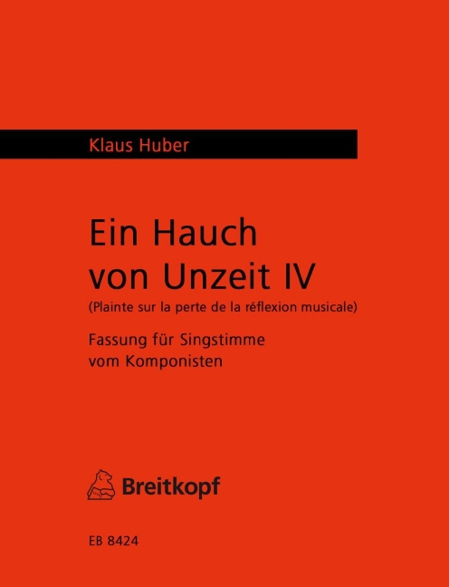 Ein Hauch von Unzeit - Vol.4 (Version for Voice)