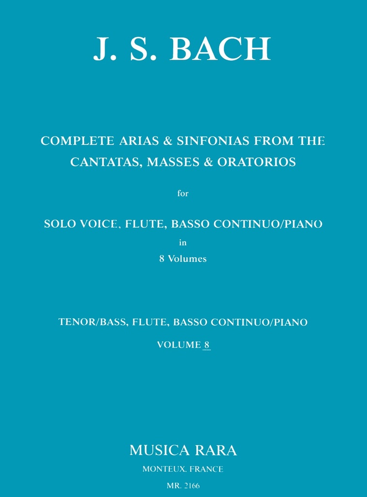 Complete Arias - Vol.8 (BWV 8, 123, 232, 248)