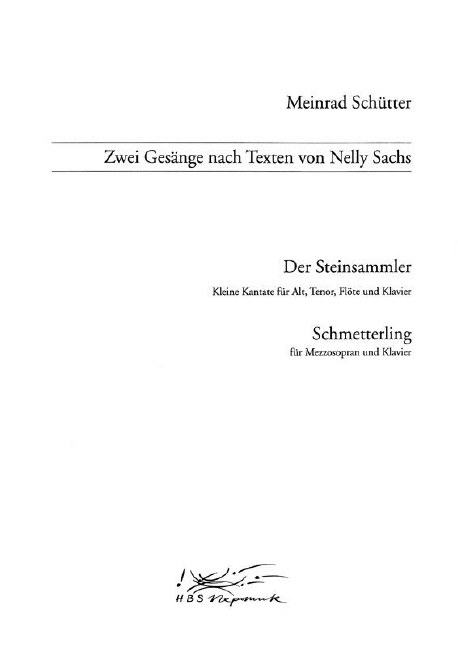 Zwei Gesänge nach Nelly Sachs