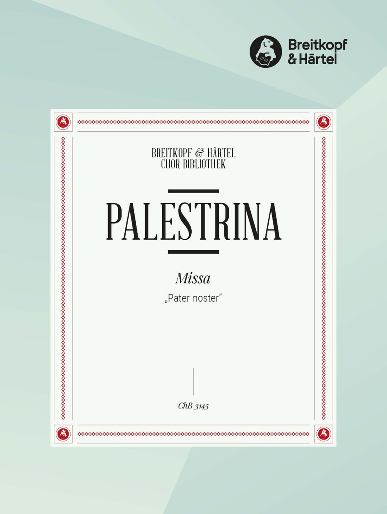 Missa Pater noster (Choral score)