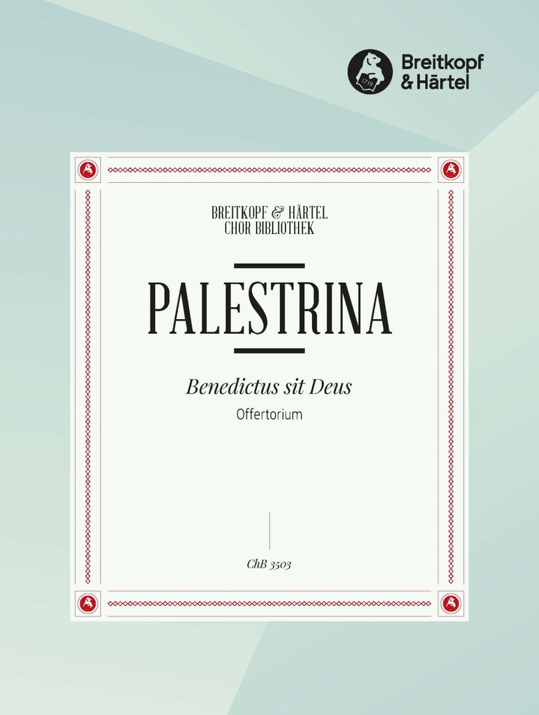 Benedictus sit Deus (Choral score)