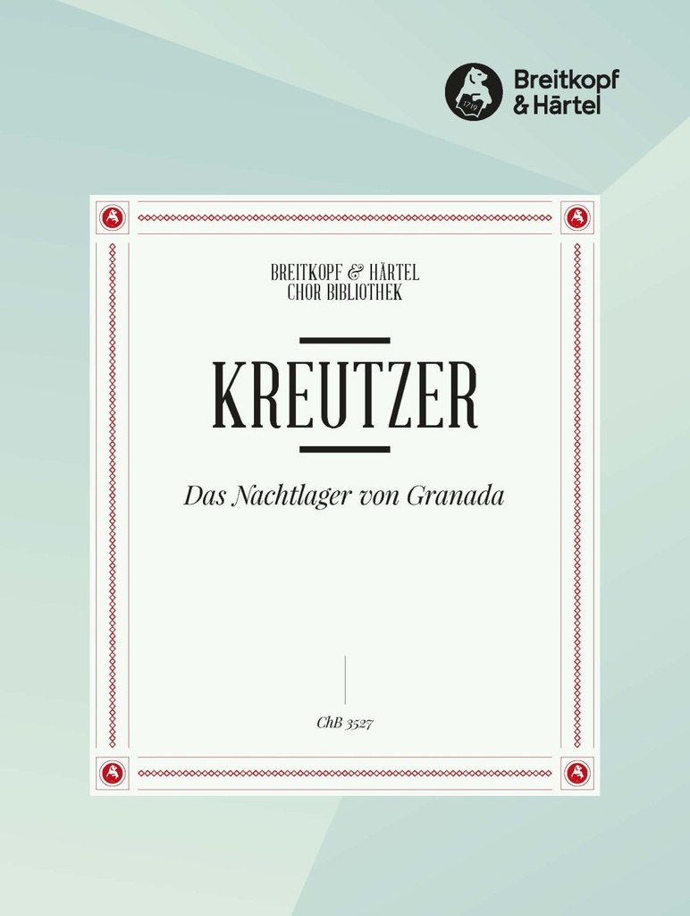 Das Nachtlager von Granada (Choral score)