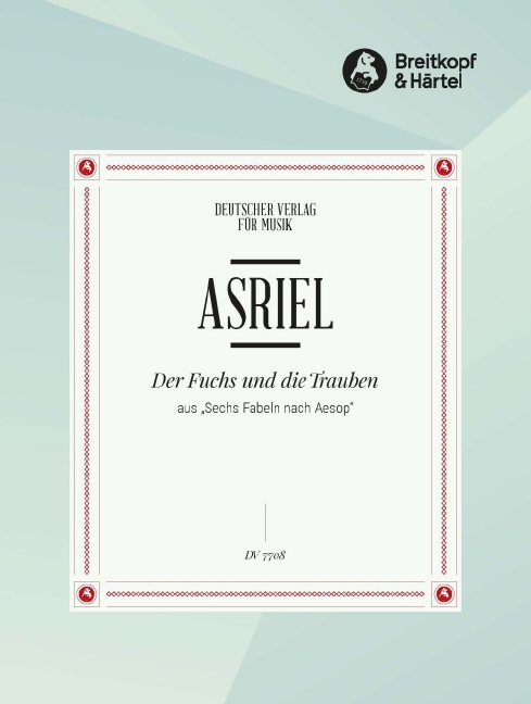 Der Fuchs und die Trauben (Choral score)