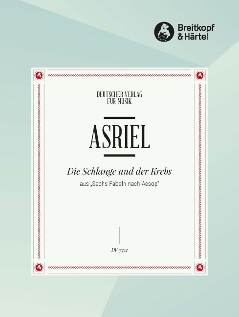 Die Schlange und der Krebs (Choral score)