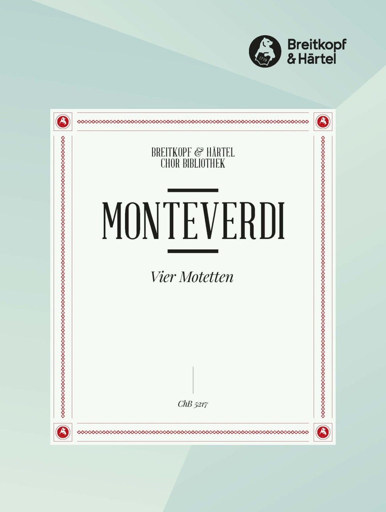 4 Motets (Choral score)