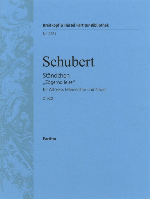 Staendchen, D.920 [Op. post. 135] (Full score)