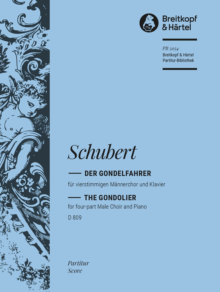 Der Gondelfahrer, D.809 [Op. 28] (Full score)