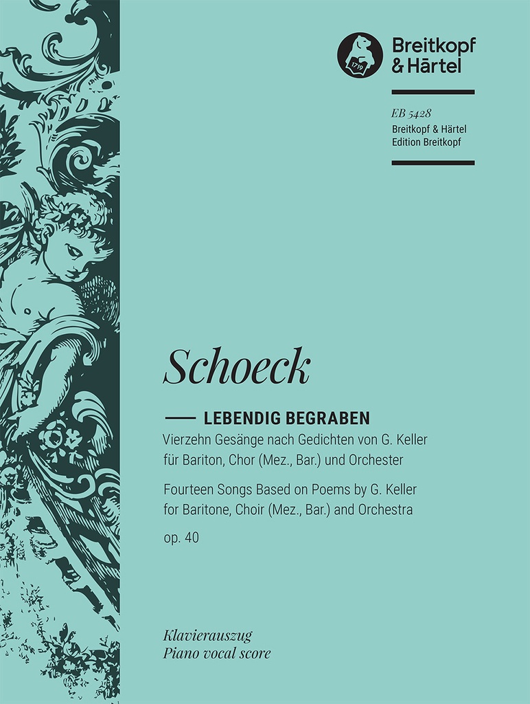 Lebendig begraben, Op.40 (Vocal score)