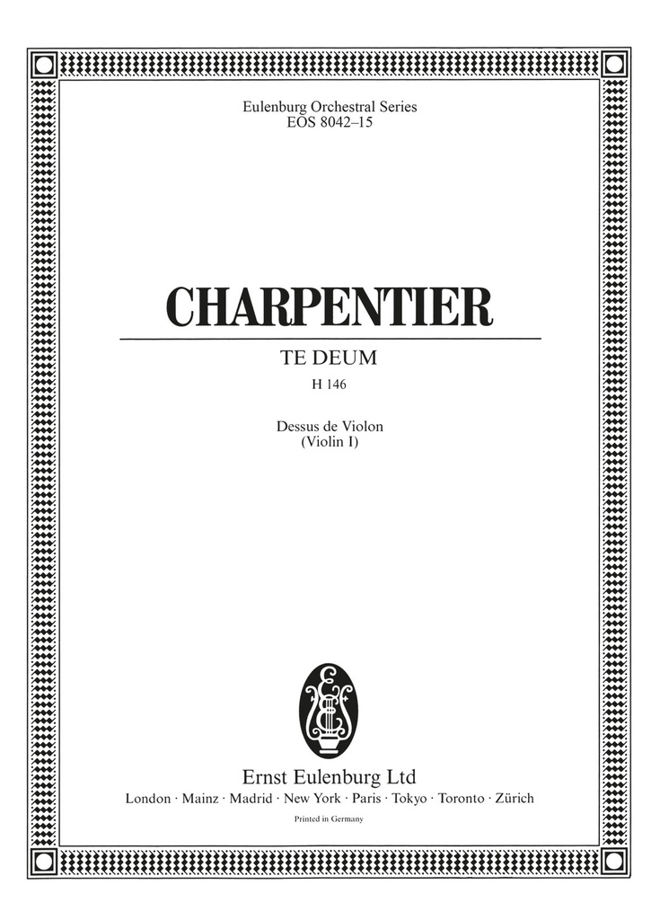 Te Deum H 146 (Violin 1)