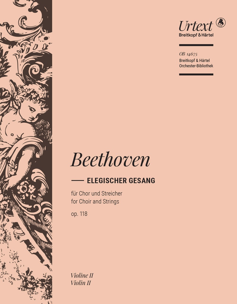 Elegischer Gesang, Op.118 Sanft wie du lebtest (Violin 2)