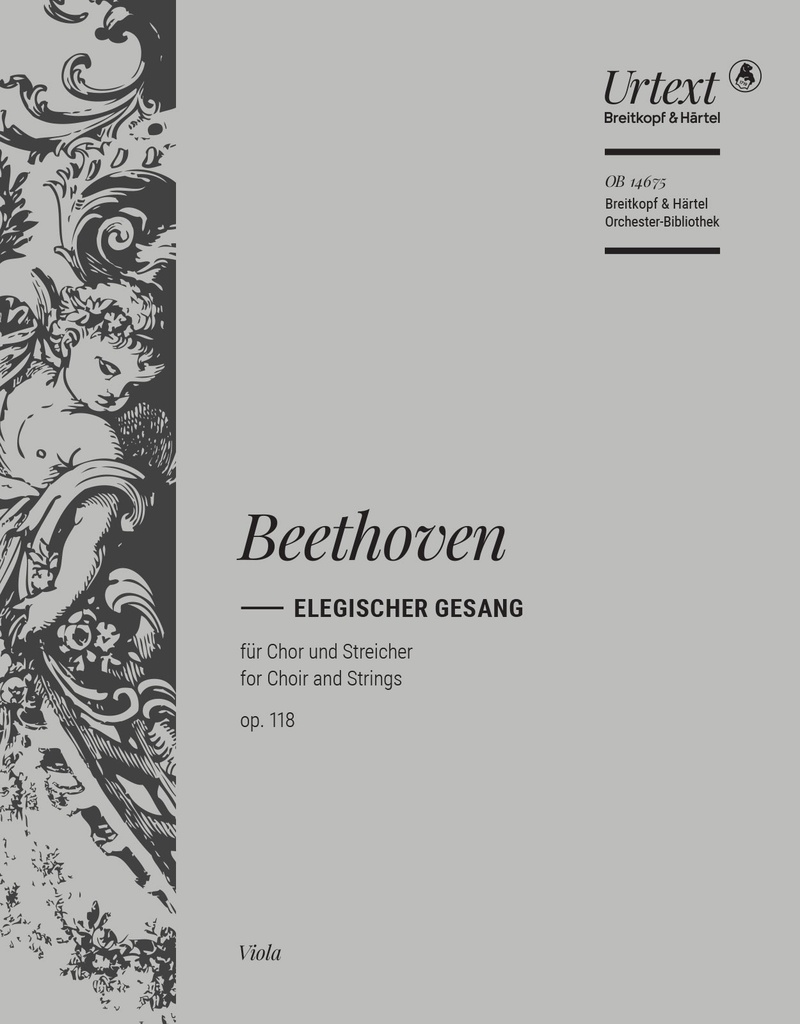 Elegischer Gesang, Op.118 Sanft wie du lebtest (Viola)