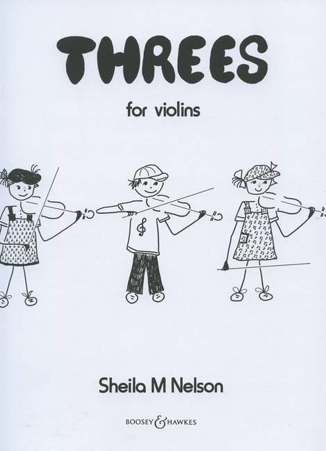 Threes for violins