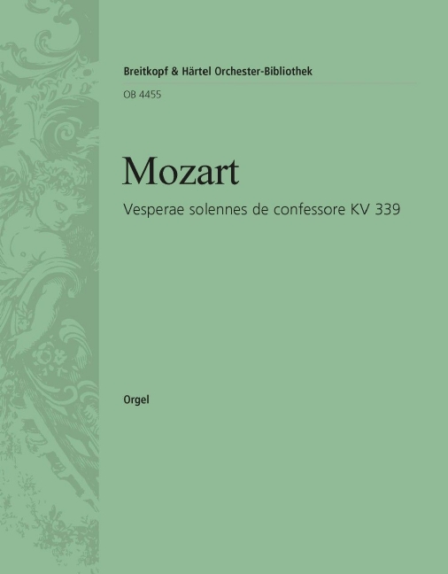 Vesperae solennes de confessore, KV.339 (Organ)