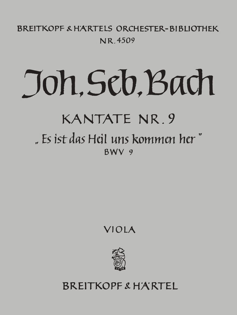 Cantata, BWV.9 Es ist das Heil uns kommen her (Viola)