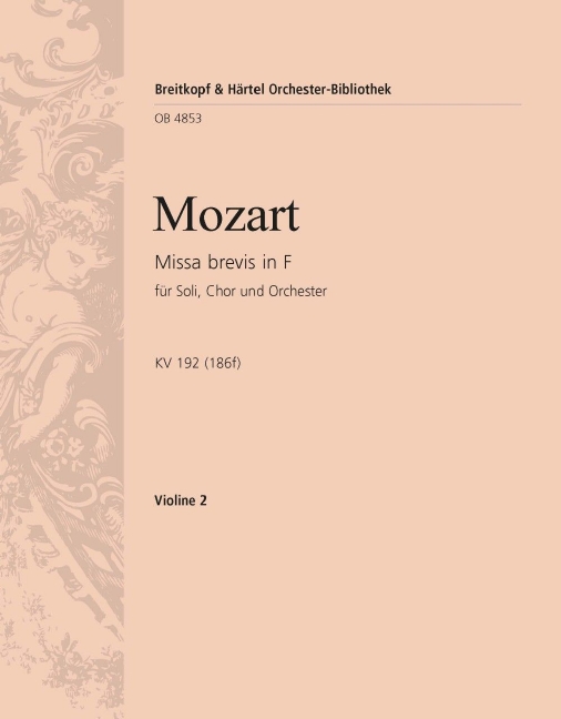 Missa brevis in F major, KV.192 (186f) (Violin 2)