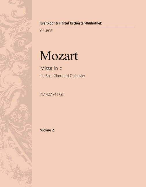 Mass in C minor, KV.427 (417a) (Violin 2)