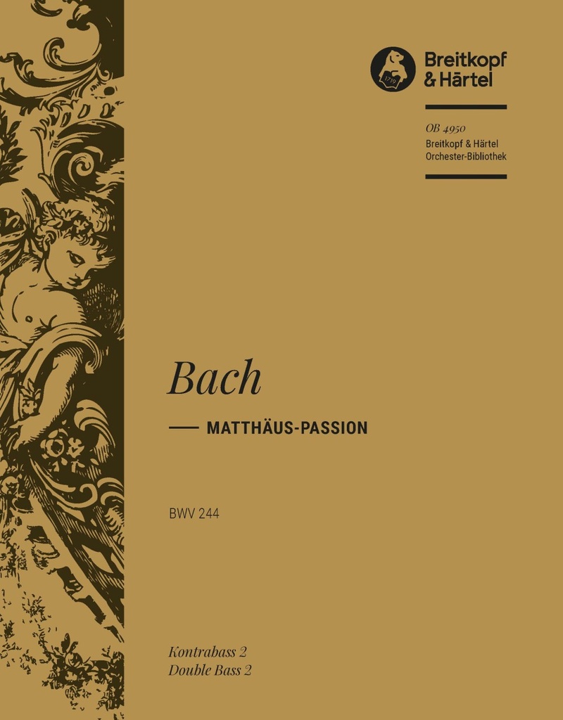 St. Matthew Passion, BWV.244 (Cello/double bass)