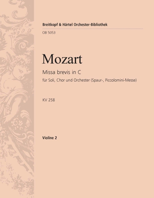 Missa brevis in C major, KV.258 (Violin 2)