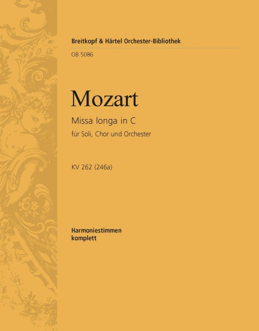 Missa longa in C major, KV.262 (246a) (Wind parts)