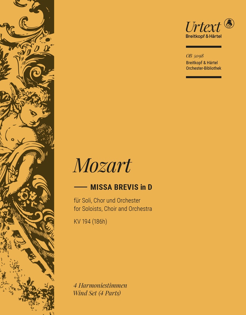 Missa brevis in D major, KV.194 (186h) (Wind parts)