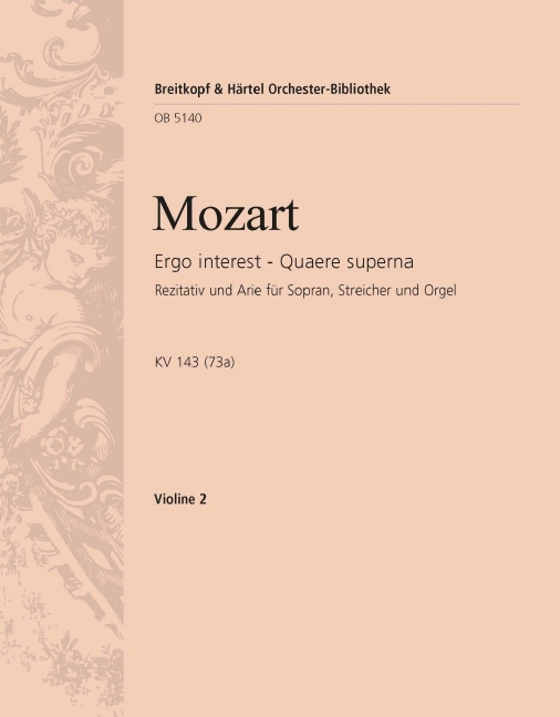 Ergo interest, KV.143 (73a) (Violin 2)