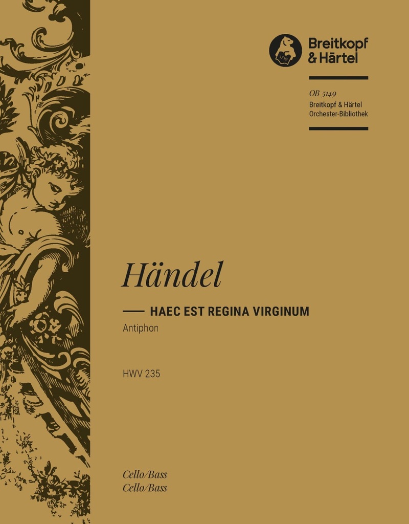 Haec est Regina Virginum HWV 235 (Cello/double bass)