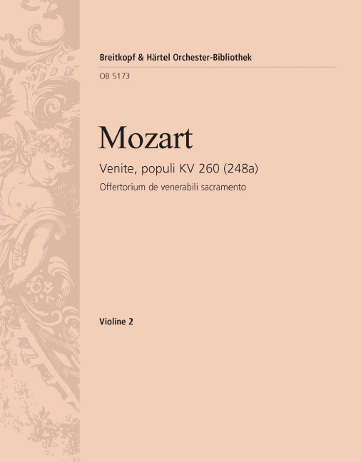 Venite, populi, KV.260 (248a) (Violin 2)