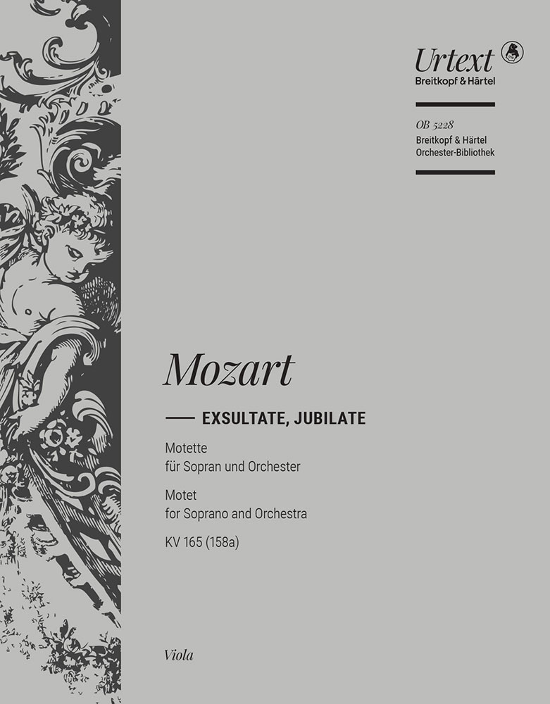 Exsultate, jubilate, KV.165 (158a) (Viola)