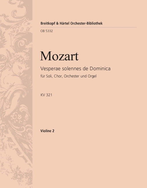 Vesperae solennes de Dominica, KV.321 (Violin 2)