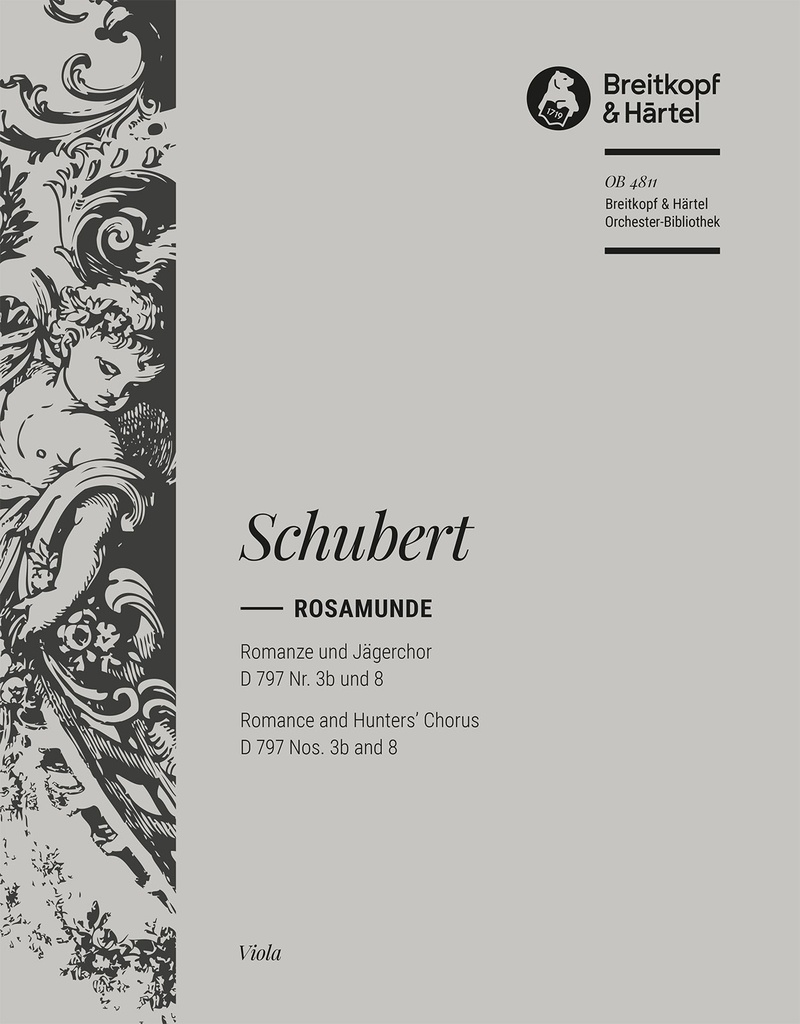 Rosamunde - Romance and Hunters' Chorus, D.797 Nos.3b and 8 [from, Op.26] (Viola)