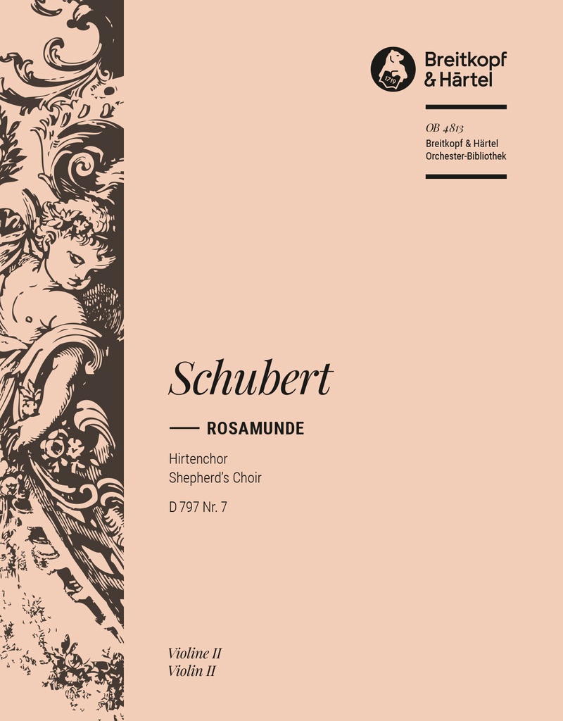 Rosamunde - Shepherd's Choir, D.797 No.7 [from, Op.26] (Violin 2)