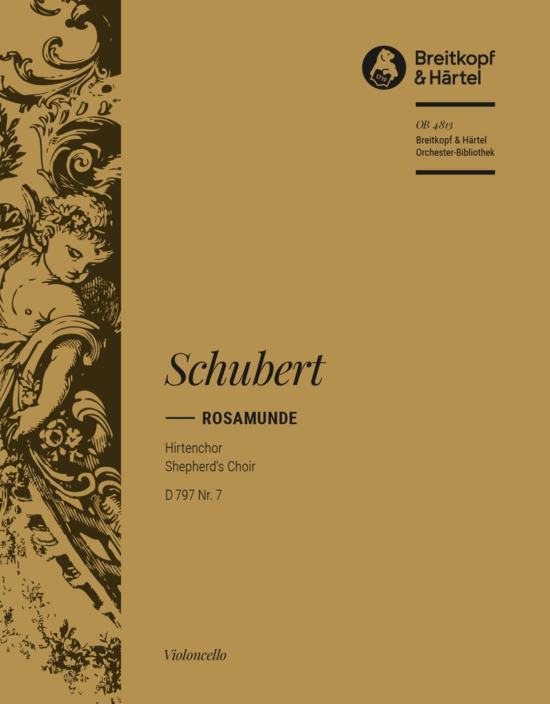 Rosamunde - Shepherd's Choir, D.797 No.7 [from, Op.26] (Cello 1)