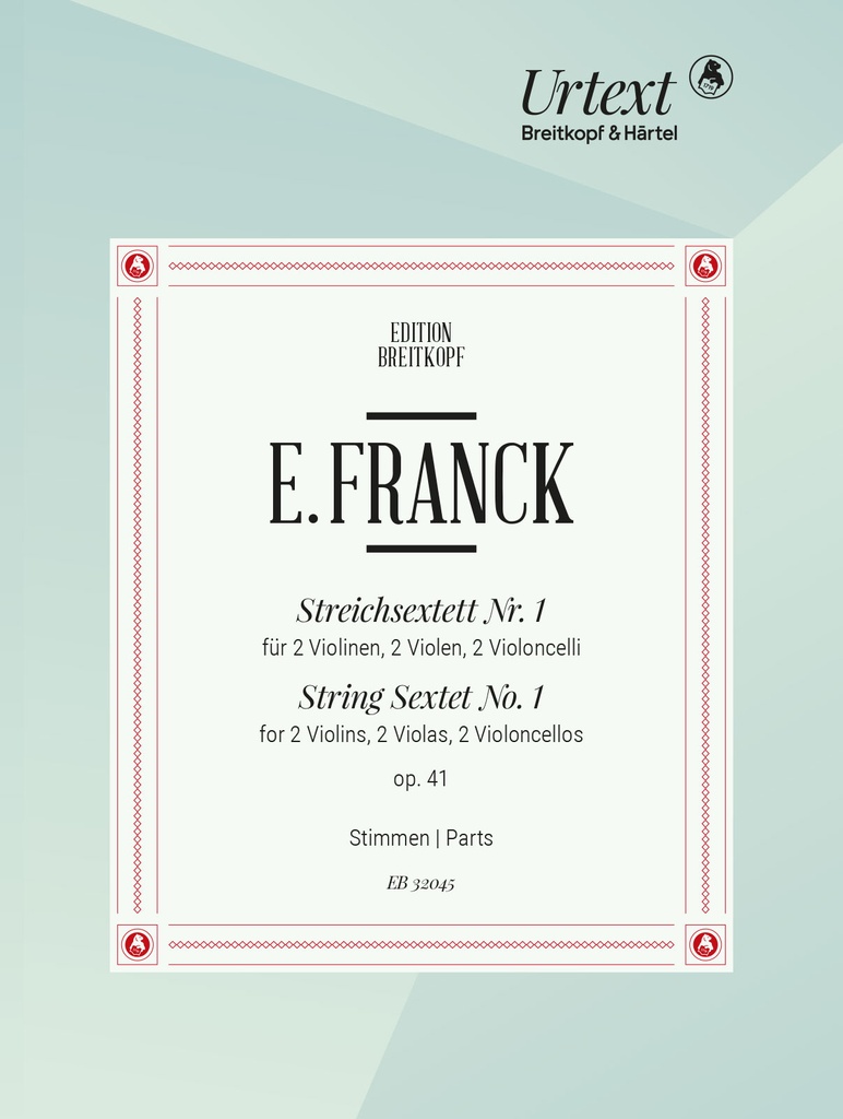 String Sixtet No.1, Op.41 (Set of parts)