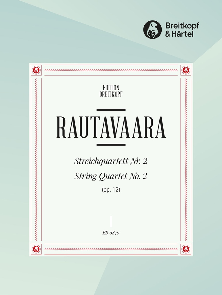 String Quartet No.2 (Op. 12) (Set of parts)