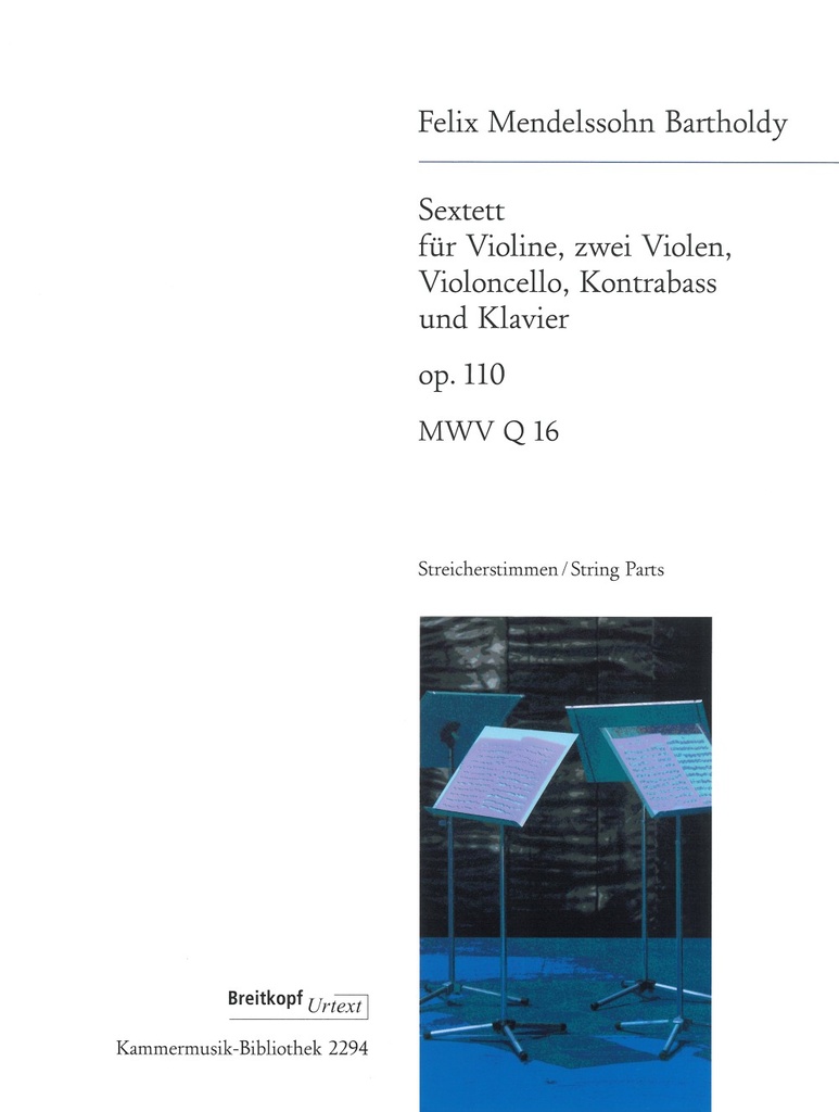 Sextet, MWV.Q 16 (Op. 110) (Set of parts)