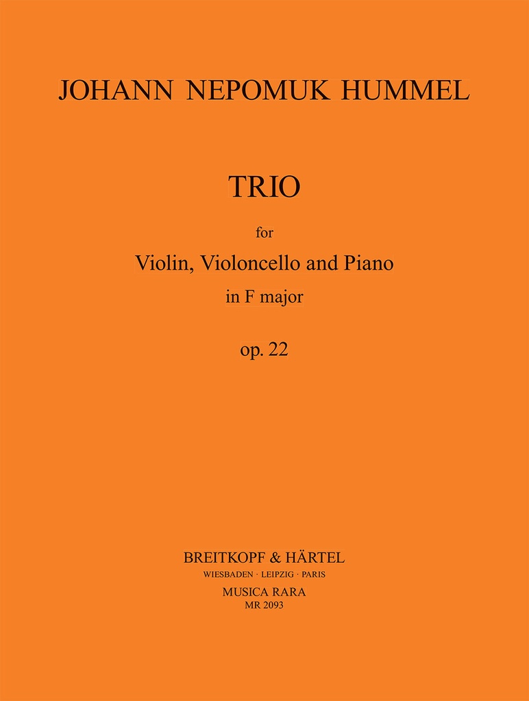 Piano Trio in F major, Op.22