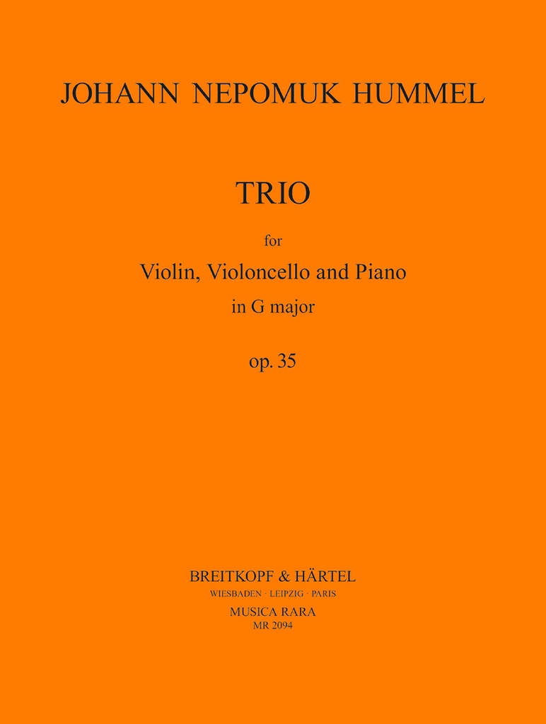 Piano Trio in G major, Op.35