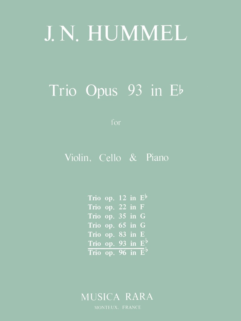 Piano Trio in Eb major, Op.93