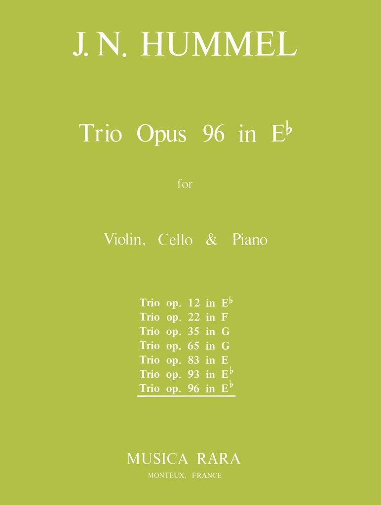 Piano Trio in Eb major, Op.96