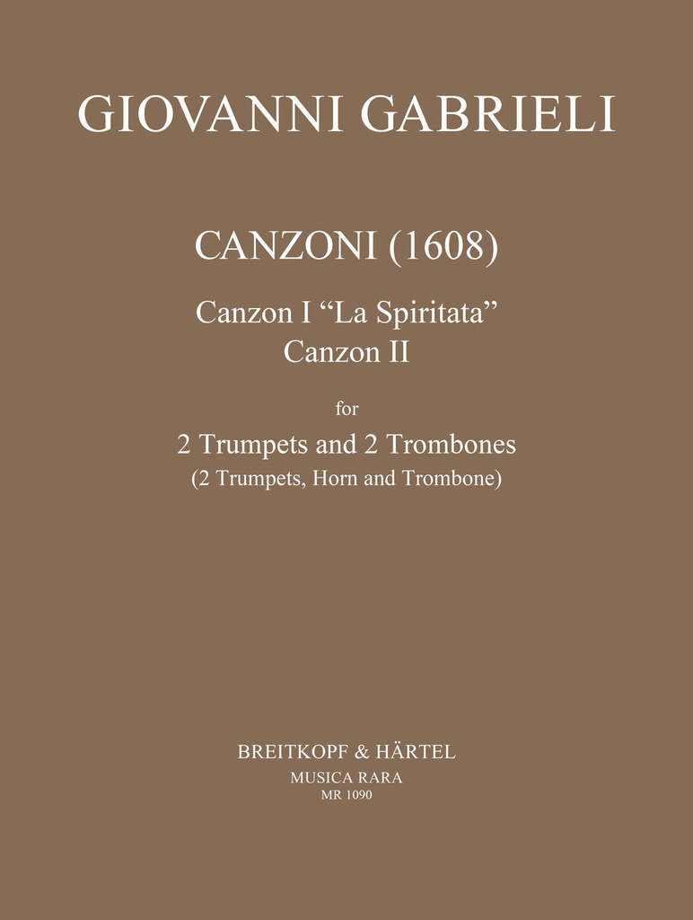 Canzoni (1608) (Score and parts)