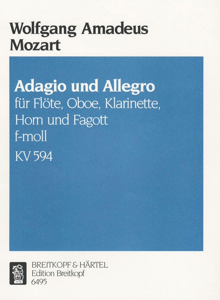 Adagio and allegro in F minor, KV.594 (for a Mechanical Organ)