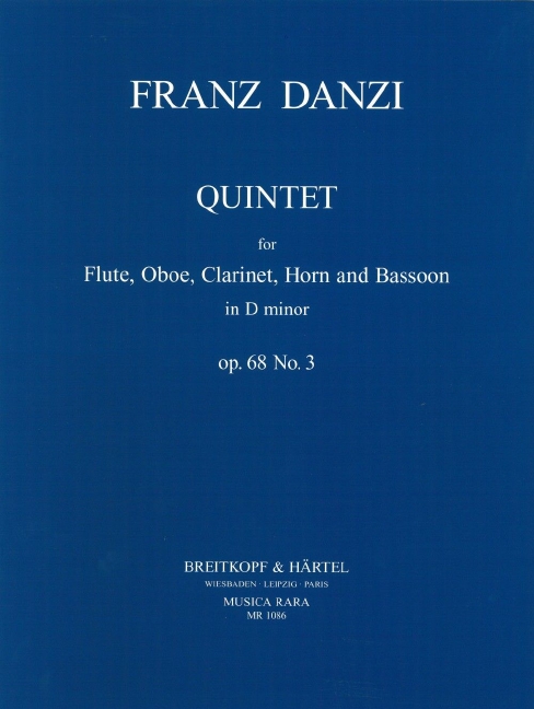 Quintet in D minor, Op.68/3 (Set of parts)