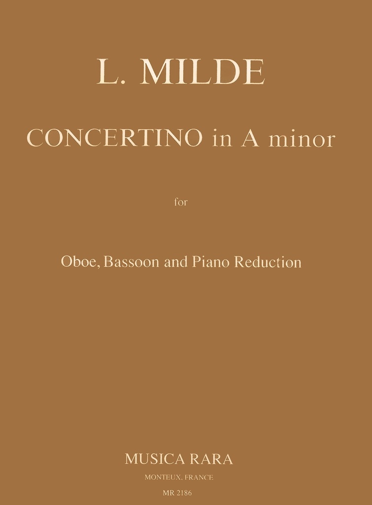 Concertino in A minor (Piano reduction)