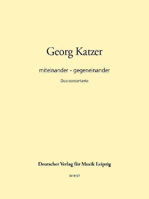 miteinander - gegeneinander (Duo concertante)