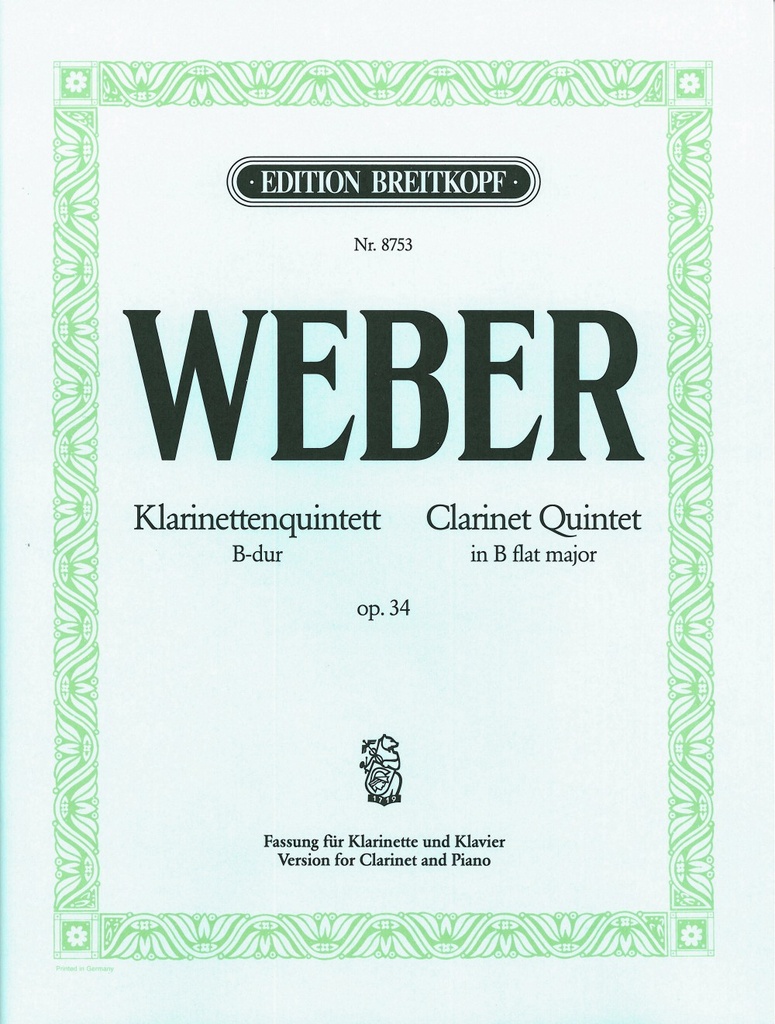 Quintet in Bb major, Op.34